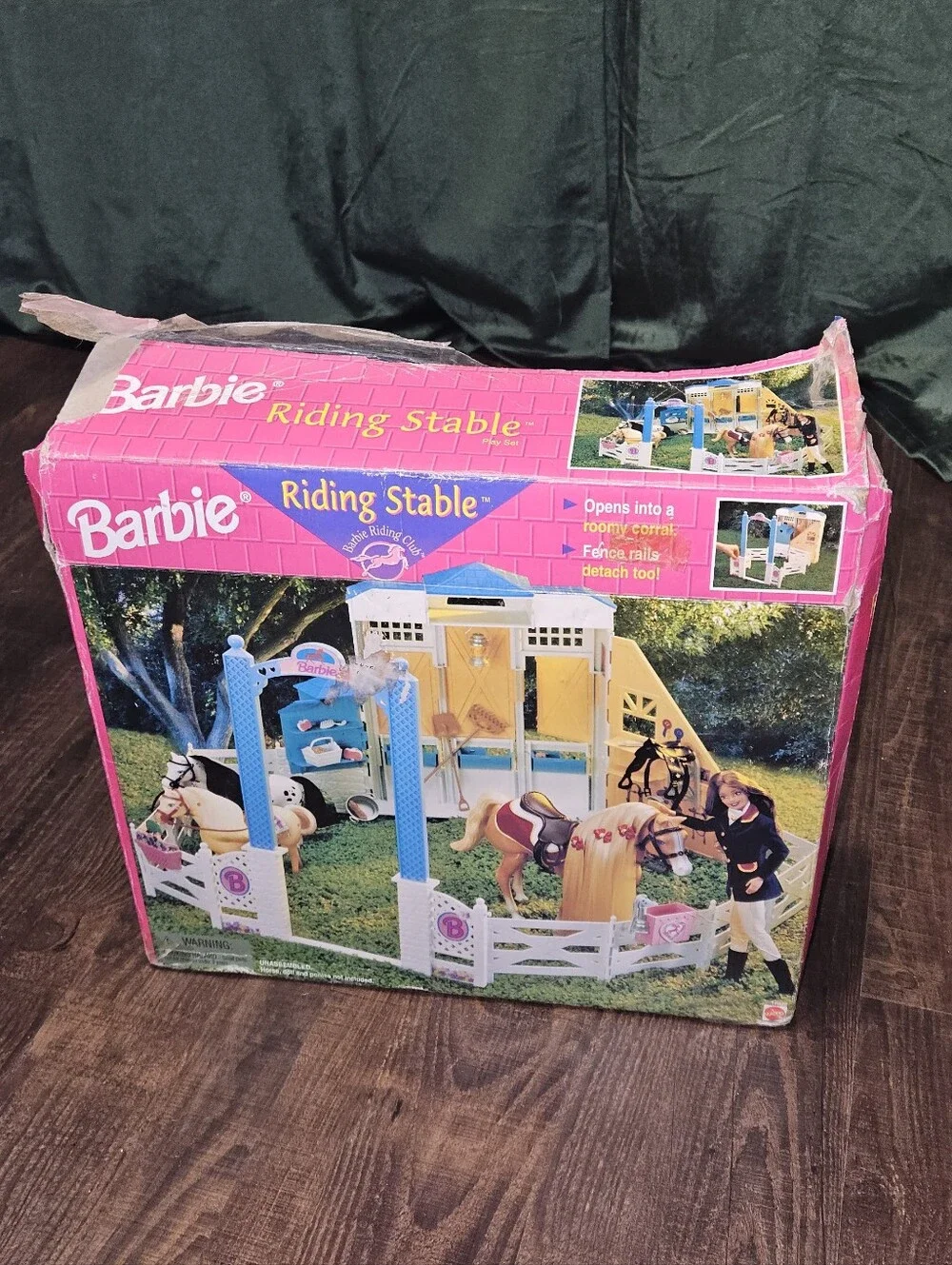Vintage Barbie Riding Stable